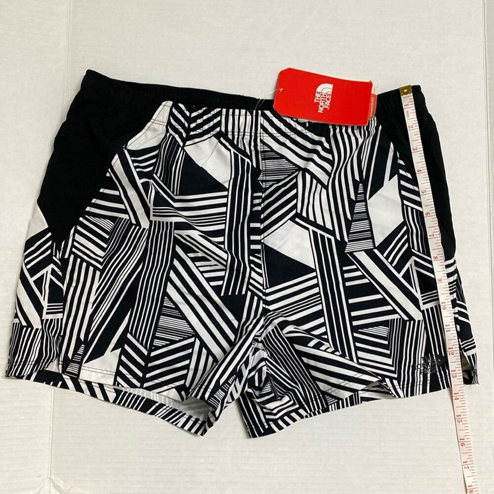 The North Face girls size XL ZEBRA print flash dry 4” inseam athletic shorts.